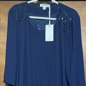 NWT-Grace Karin Dress-Navy size 18